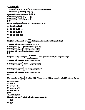 Mẫu đề kiểm tra Toán 11